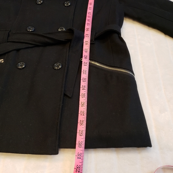 Classic Wool Blend Pea Coat - Picture 5 of 10